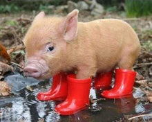 Load image into Gallery viewer, Diamond Painting | Diamond Painting - Piglet and red boots | animals Diamond Painting Animals | FiguredArt