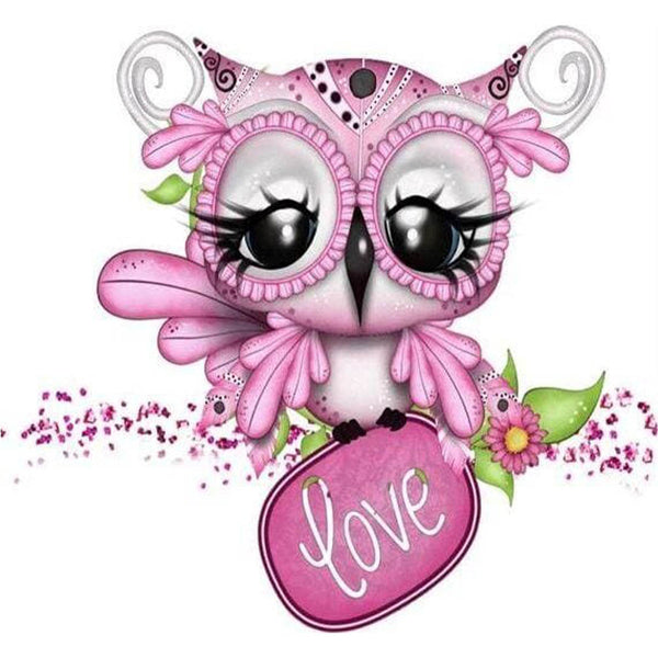 Diamond Painting - Owl Love