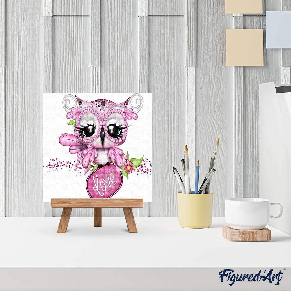 Diamond Painting - Owl Love