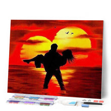 Load image into Gallery viewer, Diamond Painting - Lovers on the Beach