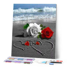 Load image into Gallery viewer, Diamond Painting - Roses on the Beach