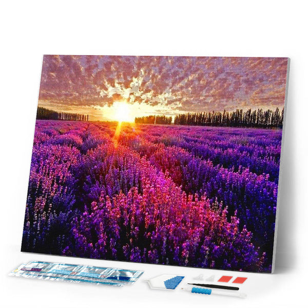 Diamond Painting - Lavender Field