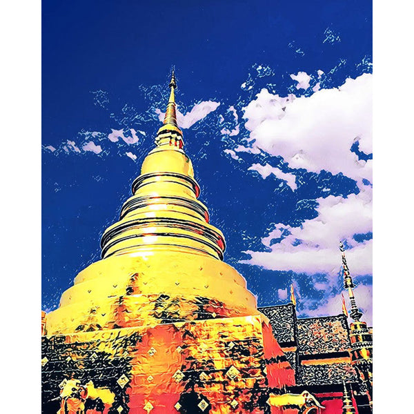 Diamond Painting - Chiangmai Temple