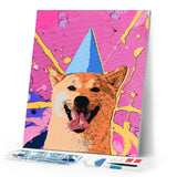 Diamond Painting - Pop Art Smiling Dog