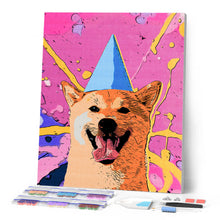 Load image into Gallery viewer, Diamond Painting - Pop Art Smiling Dog