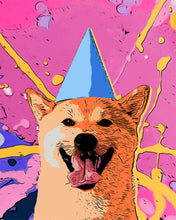 Load image into Gallery viewer, Diamond Painting - Pop Art Smiling Dog