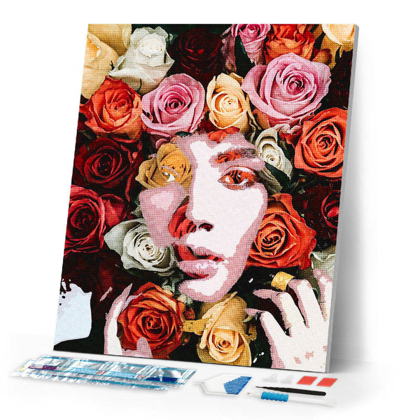 Diamond Painting - Face of roses