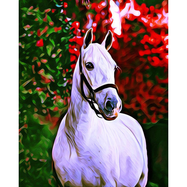 Diamond Painting - Horse and colorful background