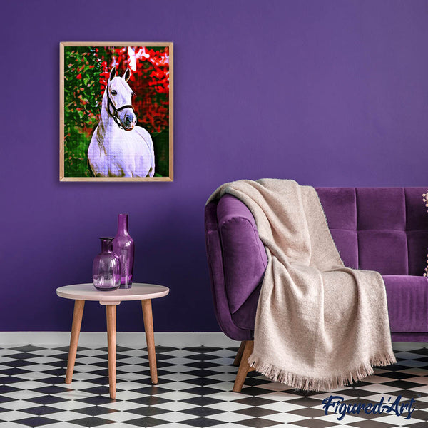 Diamond Painting - Horse and colorful background