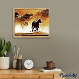 Diamond Painting - Horses in action