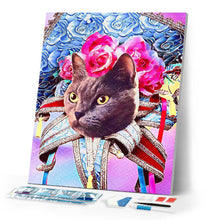 Load image into Gallery viewer, Diamond Painting - Mardigras Cat