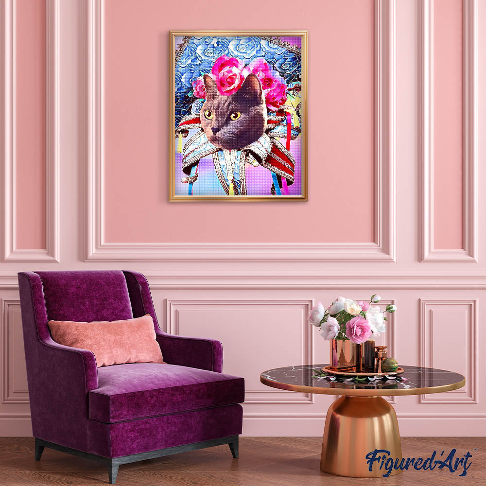 Diamond Painting - Mardigras Cat