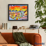 Diamond Painting - Colorful Swiss village