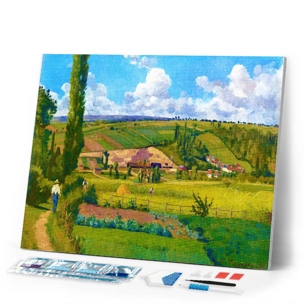 Diamond Painting - Landscape at Les Patis - Camille Pissarro