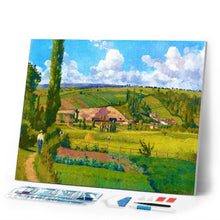 Load image into Gallery viewer, Diamond Painting - Landscape at Les Patis - Camille Pissarro