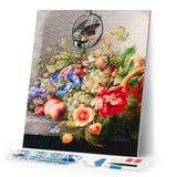 Diamond Painting - Flowers and fruit - Herman Henstenburgh
