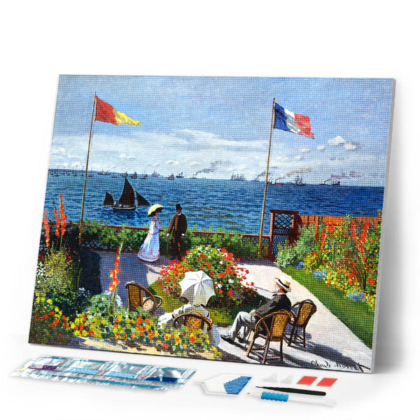 Diamond Painting - Terrace at Sainte-Addresse - Monet