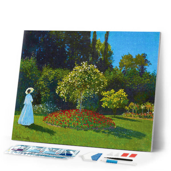 Diamond Painting - The Lady in the Garden of Saint-Address - Monet