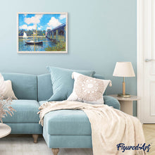 Load image into Gallery viewer, Diamond Painting - The Pont d'Argenteuil - Monet