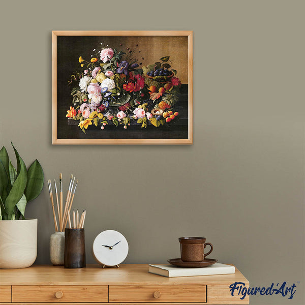 Diamond Painting - Flowers and fruits - Severin Roesen