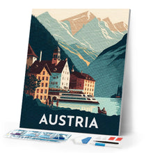 Load image into Gallery viewer, Diamond Painting - Travel Poster Hallstatt