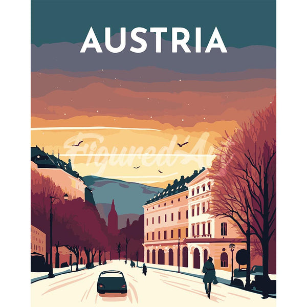 Diamond Painting - Travel Poster Vienna