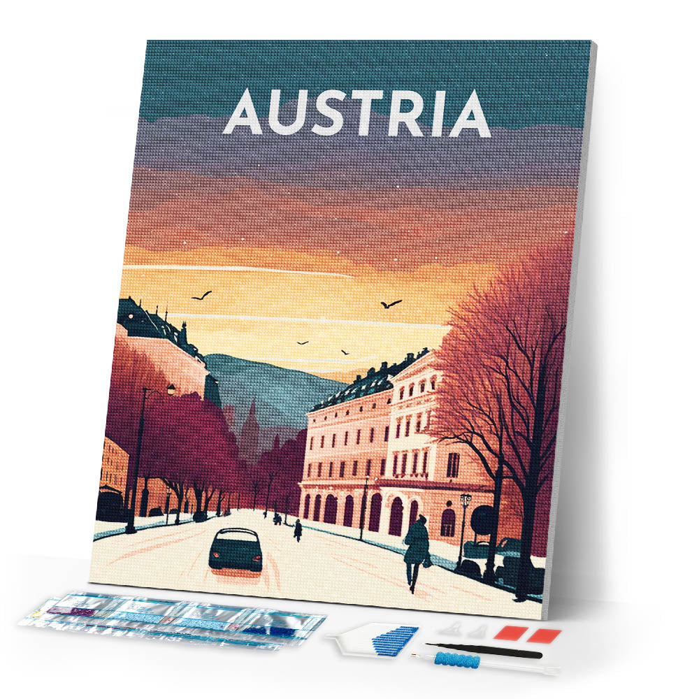 Diamond Painting - Travel Poster Vienna