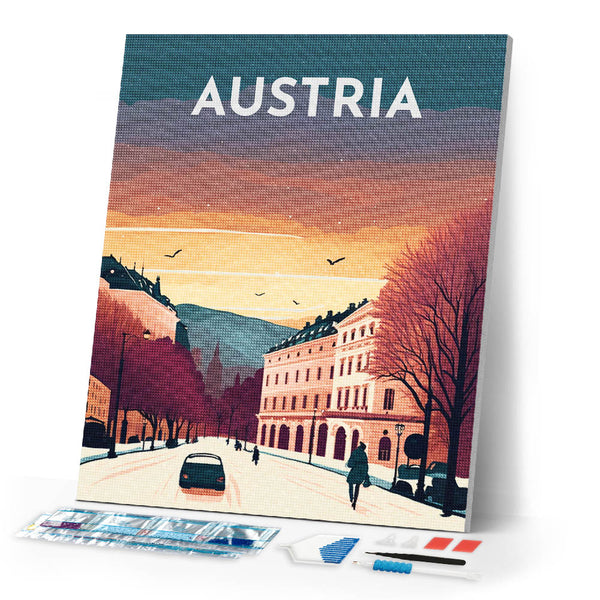 Diamond Painting - Travel Poster Vienna