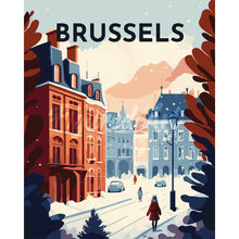 Load image into Gallery viewer, Diamond Painting - Travel Poster Brussels