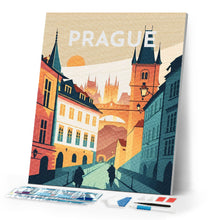 Load image into Gallery viewer, Diamond Painting - Travel Poster Prague
