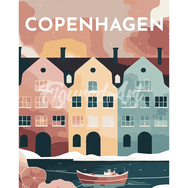 Diamond Painting - Travel Poster Copenhagen