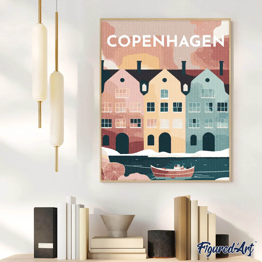 Diamond Painting - Travel Poster Copenhagen