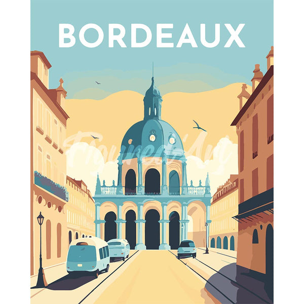 Diamond Painting - Travel Poster Bordeaux