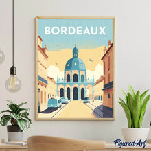 Load image into Gallery viewer, Diamond Painting - Travel Poster Bordeaux