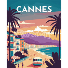 Load image into Gallery viewer, Diamond Painting - Travel Poster Cannes