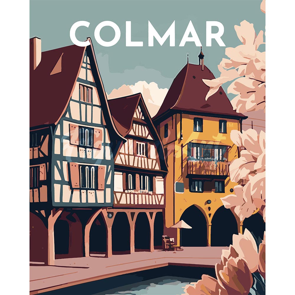 Diamond Painting - Travel Poster Colmar