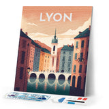 Diamond Painting - Travel Poster Lyon