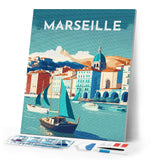 Diamond Painting - Travel Poster Marseille