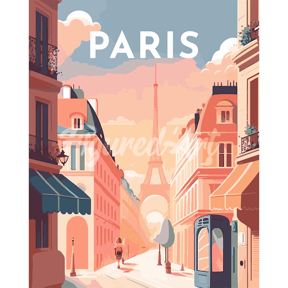 Diamond Painting - Travel Poster Paris