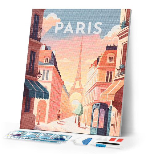 Diamond Painting - Travel Poster Paris