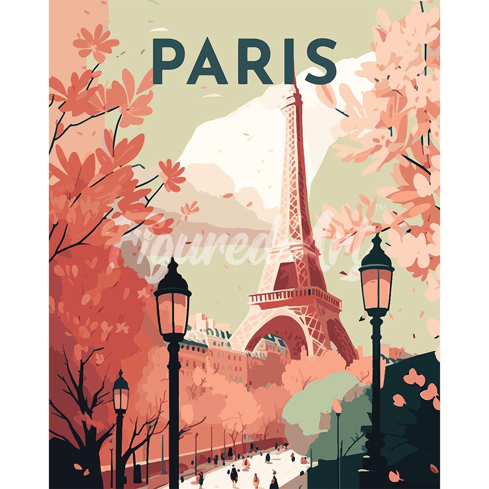 Diamond Painting - Travel Poster Paris 2