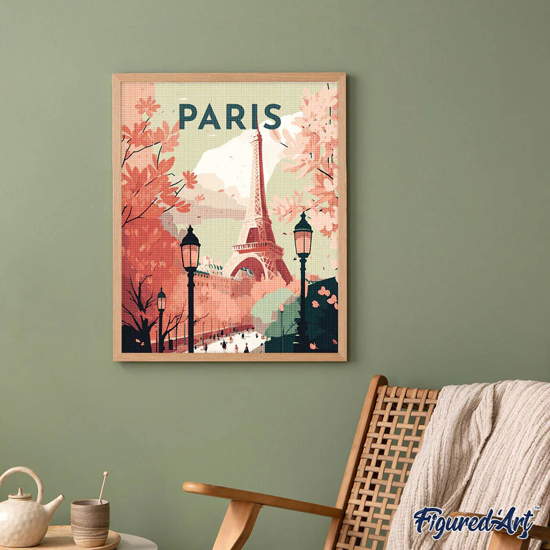 Diamond Painting - Travel Poster Paris 2