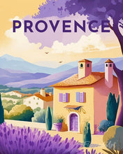 Load image into Gallery viewer, Diamond Painting - Travel Poster Provence