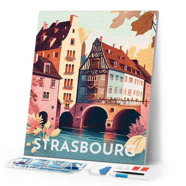 Diamond Painting - Travel Poster Strasbourg
