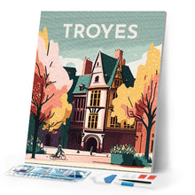 Load image into Gallery viewer, Diamond Painting - Travel Poster Troyes