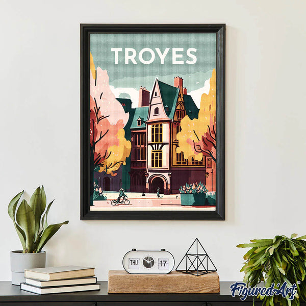 Diamond Painting - Travel Poster Troyes