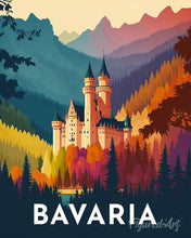 Load image into Gallery viewer, Diamond Painting - Travel Poster Bavaria