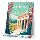Diamond Painting - Travel Poster Athens