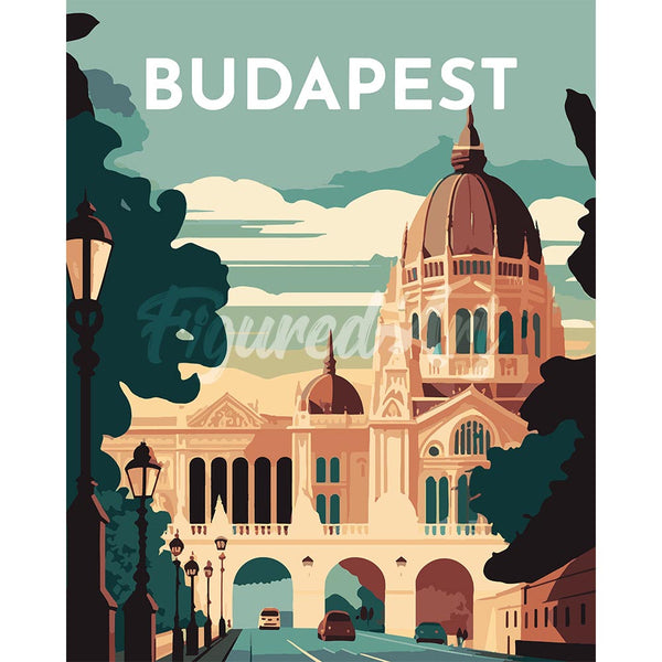 Diamond Painting - Travel Poster Budapest