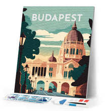Load image into Gallery viewer, Diamond Painting - Travel Poster Budapest